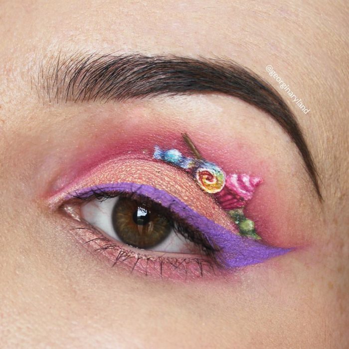 Maquillajes de fantasía en los ojos que parecen obras de arte