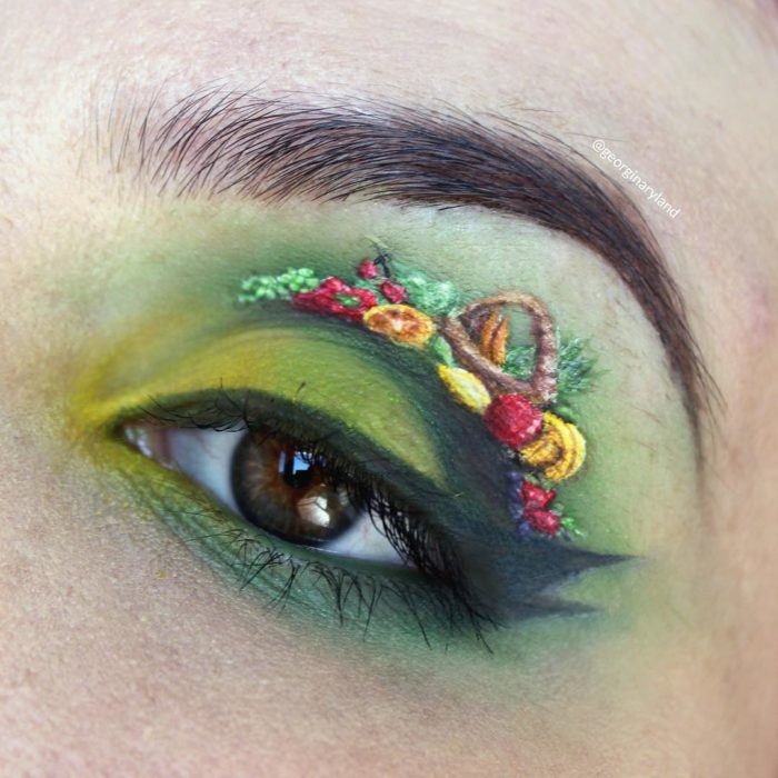 Maquillajes de fantasía en los ojos que parecen obras de arte