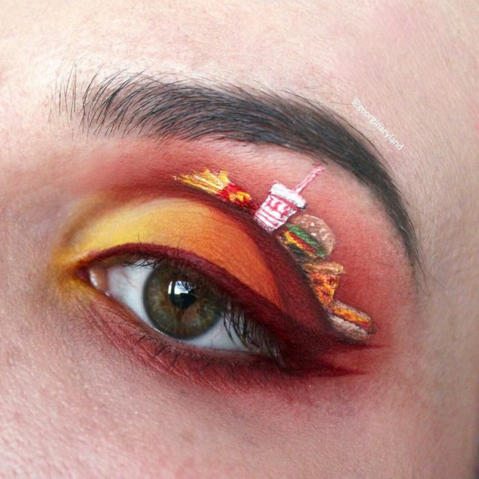 Maquillajes de fantasía en los ojos que parecen obras de arte