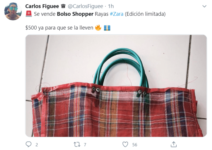 Memes bolso shopper Zara