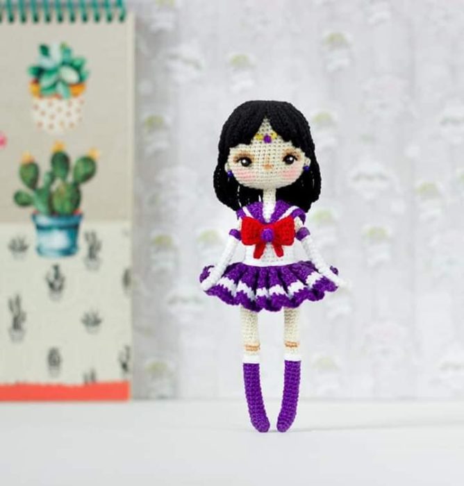 Muñeca tejida sailor marte