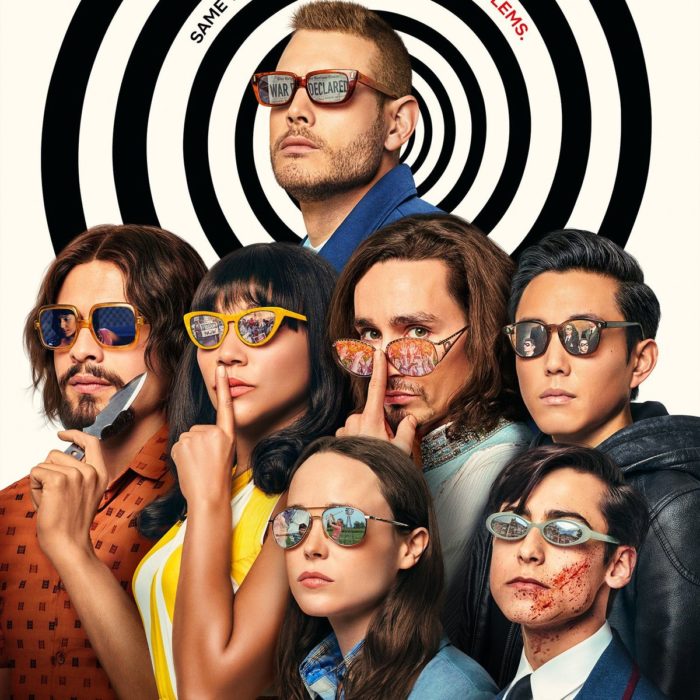 Elenco de la serie The Umbrella Academy 2 en una foto promocional