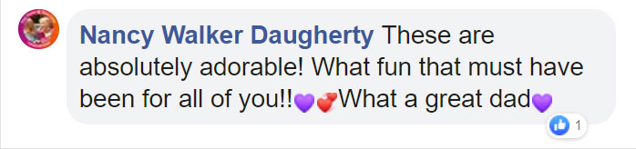 Padre e hija posan con disfraces de sirena comentarios en Facebook