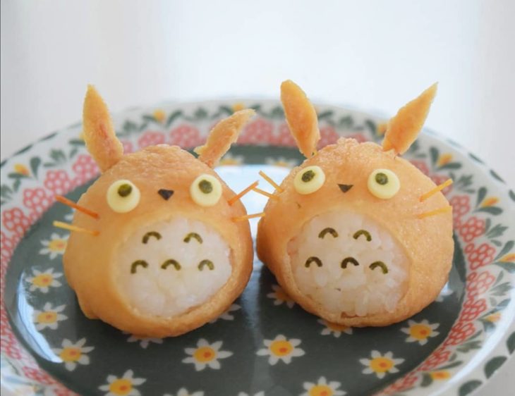 Bolas de arroz en forma de Totoro