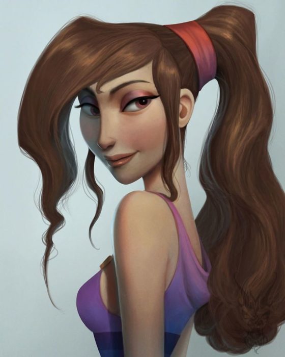 Megara ilustración por David Ardinaryas Lojaya