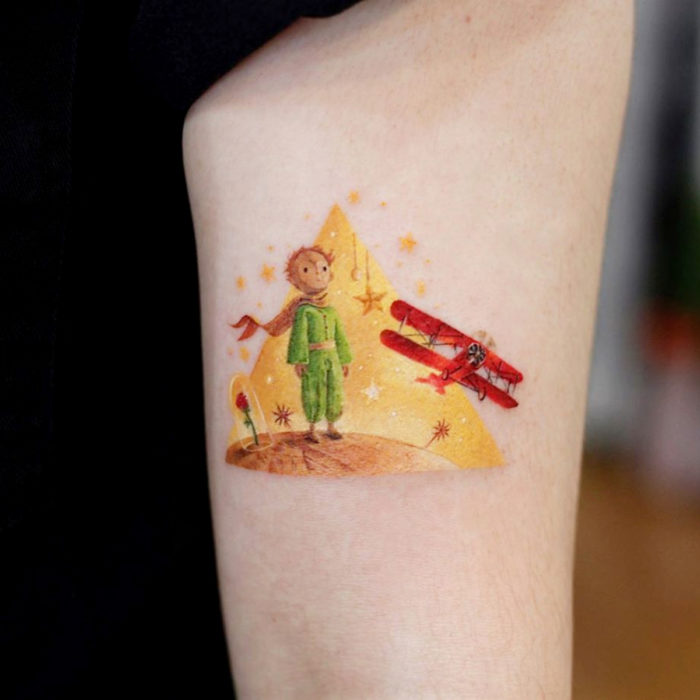 Tatuajes miniatura de películas; El principito