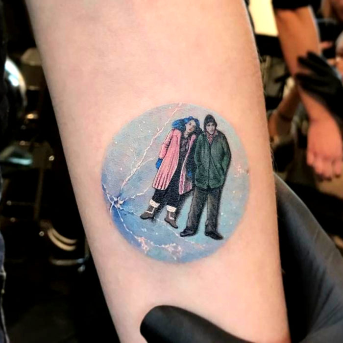 Tatuajes miniatura de películas; Eterno resplandor de una mente sin recuerdos