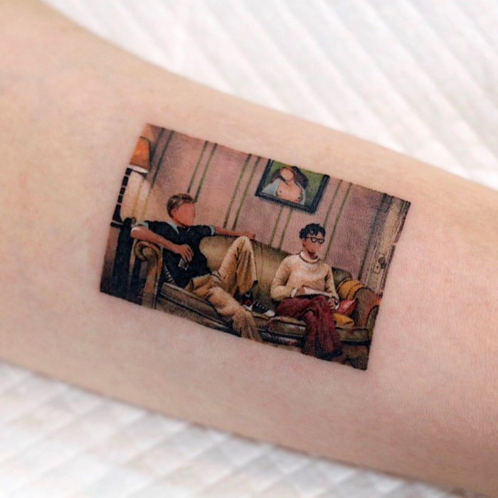 Tatuajes miniatura de películas; Kill your darlings