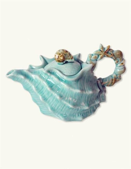 Taza de té en forma de caracol marino