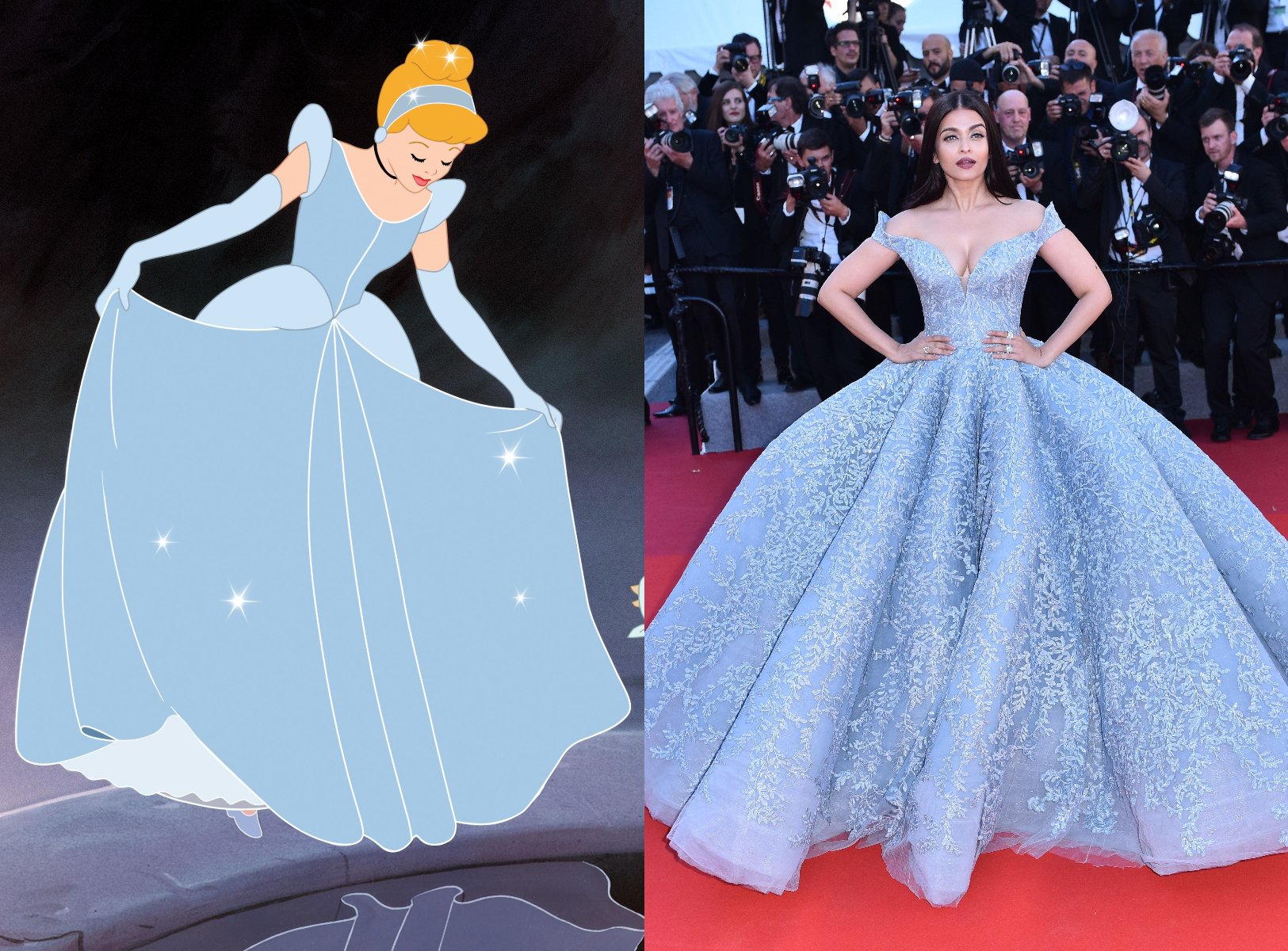 Famosas que usaron vestidos inspirados en Princesas Disney