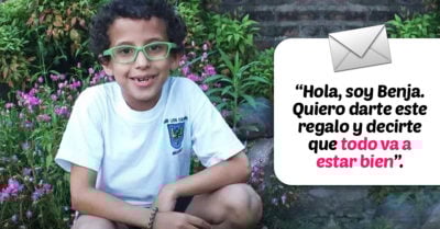 Pequeño dona todos sus ahorros a familia que se quedó sin trabajo
