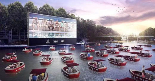 Paris nos sorprende con su nuevo cine flotante