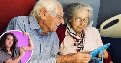 Abuelitos vencen juntos al Covid-19 y dejan el hospital de la mano