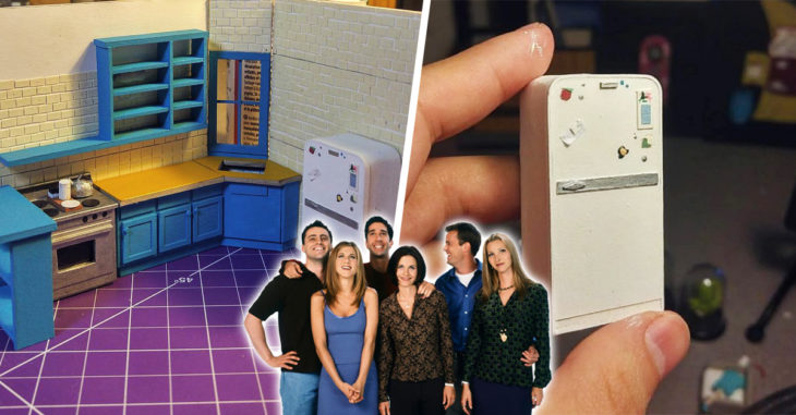 Artista construye réplica en miniatura de la cocina de Monica Geller