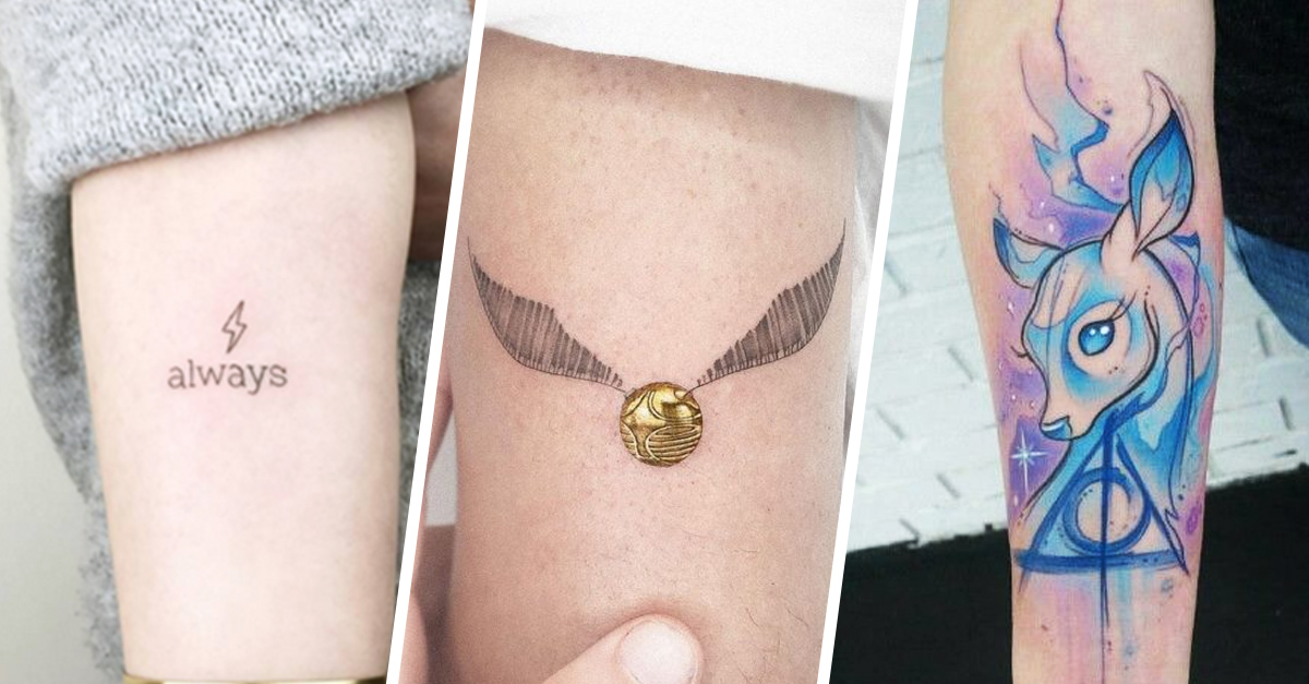 Tatuajes con los que siempre sentirás la magia de Hogwarts