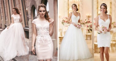 17 Vestidos desmontables que vas a querer para tu boda