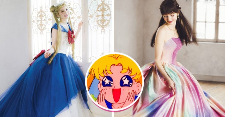 Vestidos de novia de 'Sailor Moon' te harán decir 'por el poder del prisma lunar, acepto'
