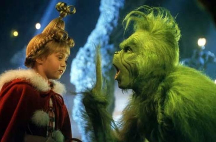 Escena de la película El Grinch protagonizada por Jym Carrey en el 2000