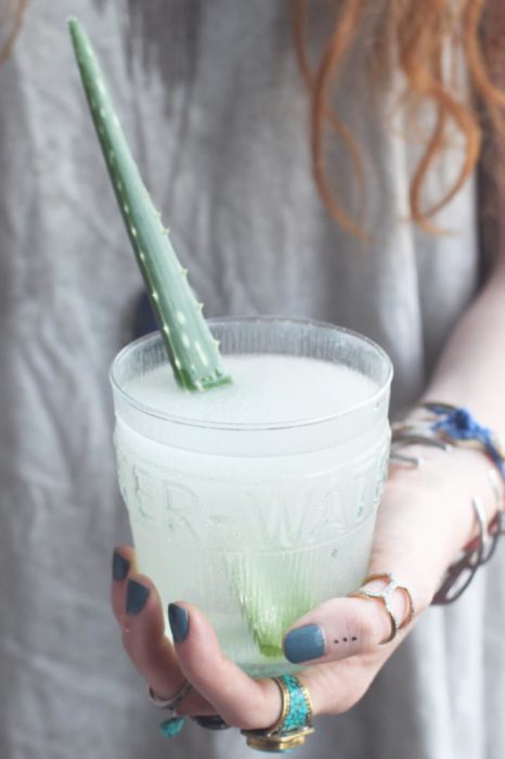 Batido de aloe vera