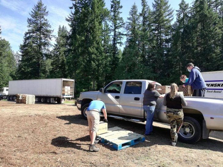 Voluntarios de WestWast Food Rescue 