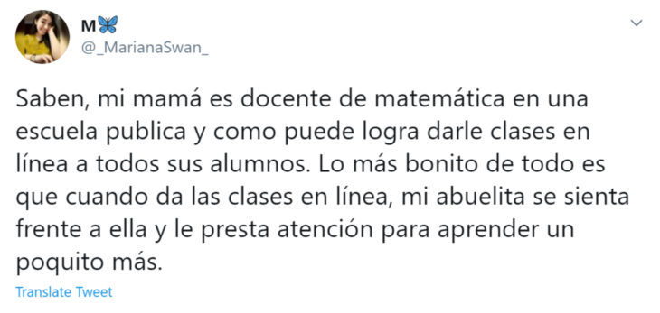 Abuelitos aprovechan las clases en línea y televisión de la SEP para estudiar