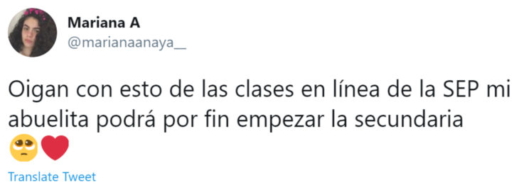 Abuelitos aprovechan las clases en línea y televisión de la SEP para estudiar