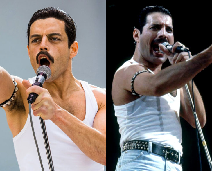 Actores que se parecen a los personajes históricos que interpretaron en películas; Rami Malek, Freddie Mercury, Bohemian Rhapsody