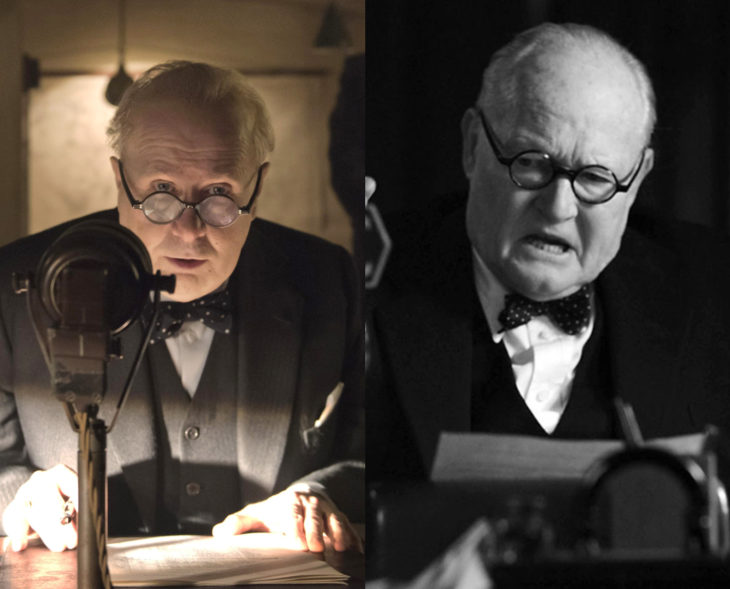 Actores que se parecen a los personajes históricos que interpretaron en películas; Gary Oldman, Winston Churchill, Las horas más oscuras