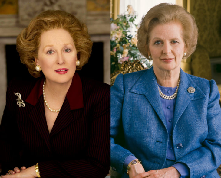 Actores que se parecen a los personajes históricos que interpretaron en películas; Meryl Streep, Margaret Thatcher, La dama de hierro