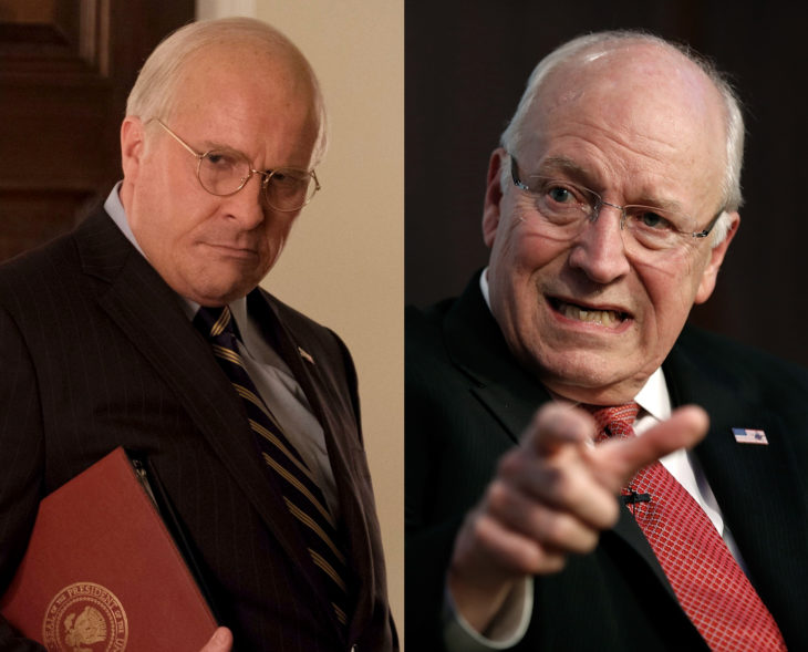 Actores que se parecen a los personajes históricos que interpretaron en películas; Christian Bale, Dick Cheney, El vicio del poder