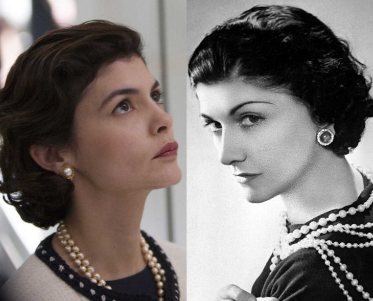 Actores que se parecen a los personajes históricos que interpretaron en películas; Audrey Tautou, Coco Chanel