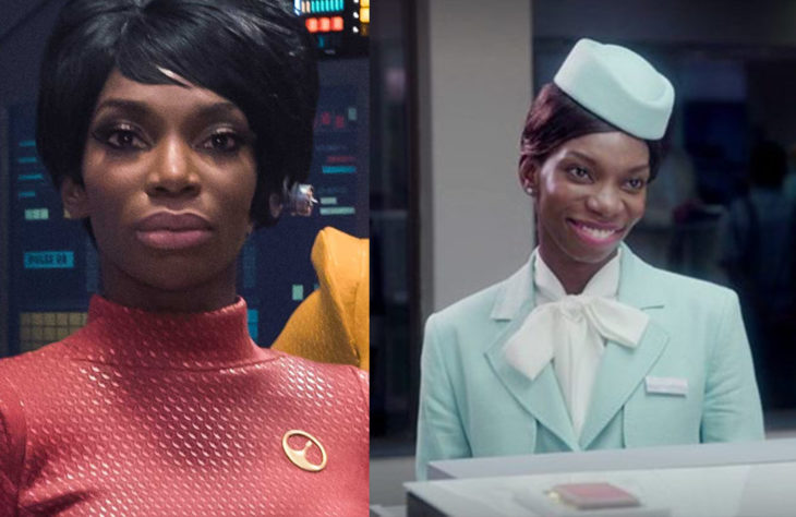 Michaela Coel interpretando a dos personajes en Black Mirror