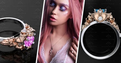 Estos anillos de compromiso de Sailor Moon son lo que necesitas para una boda mágica