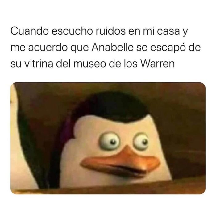 memes nos dejó desaparición muñeca conjuro Annabelle