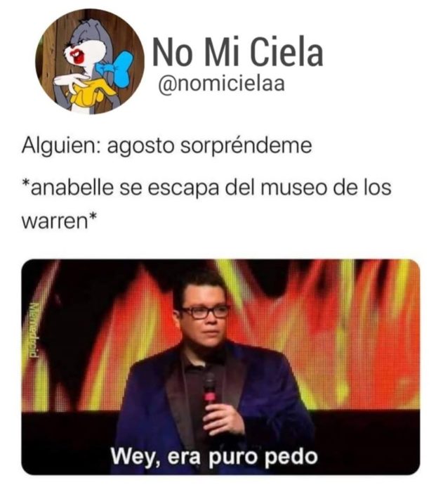 memes nos dejó desaparición muñeca conjuro Annabelle