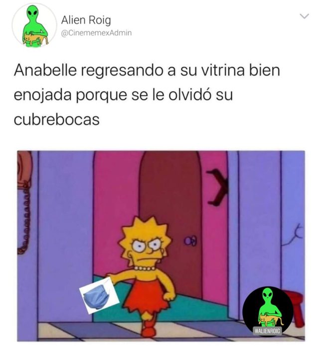 memes nos dejó desaparición muñeca conjuro Annabelle