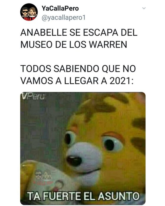 memes nos dejó desaparición muñeca conjuro Annabelle