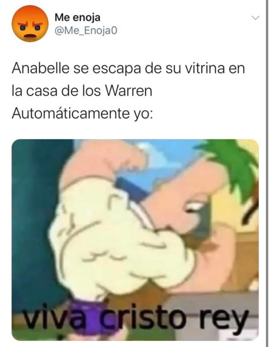 memes nos dejó desaparición muñeca conjuro Annabelle