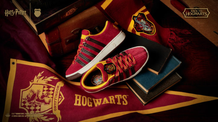 Linea de tenis 'Back to hogwarts' por K-Swiss Gryffindor