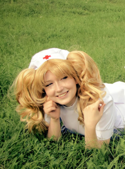 Cosplay, disfraz de Candy White Andrew; uniforme de enfermera