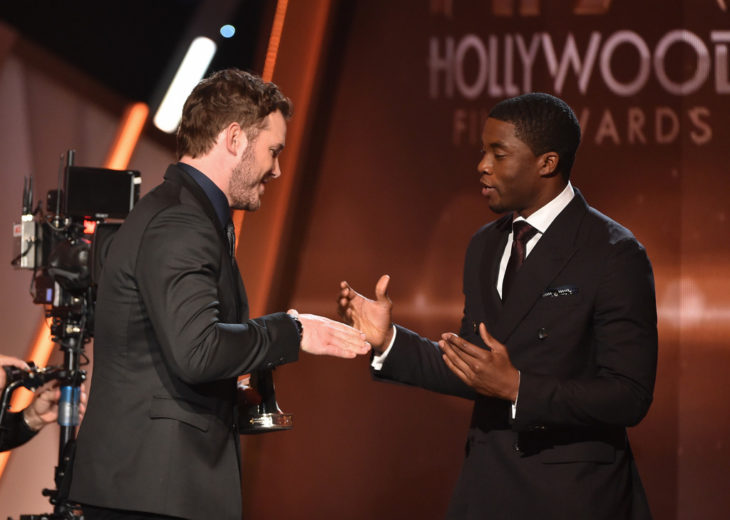 Chadwick Boseman y Chris Pratt