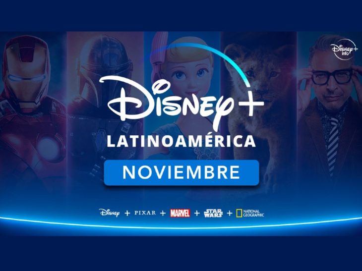 Publicidad de Disney+ de su llegada a Latinoamérica