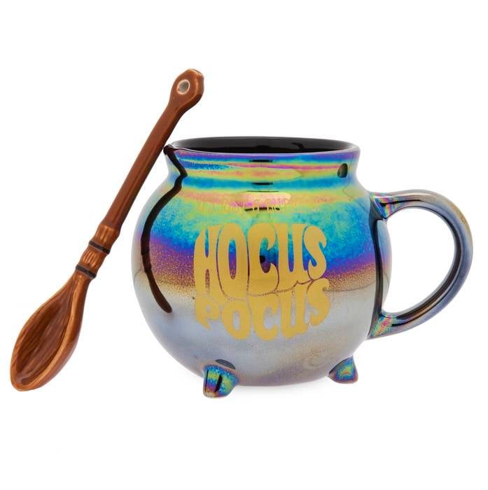 Taza de cerámica con diseño de caldero insírada en la película Hocus Pocus de Disney