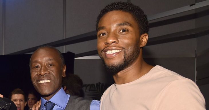 Chadwick Boseman y Don Cheadle