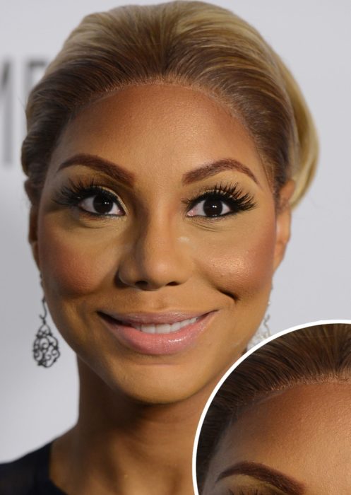 Tamar Braxton con peluca