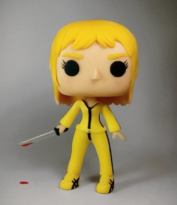 Artista escultor Luki Art crea pequeñas figuras de personajes de caricaturas y películas; Kill Bill