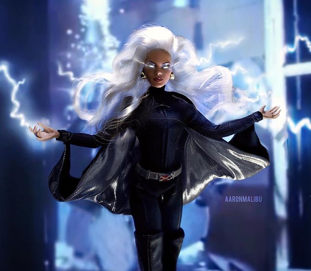 Muñeca barbie de el artista Aaron Malibu, Tormenta de X-Men