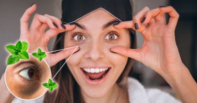 ¡Adiós, ojeras! Esta mascarilla de menta te ayudará a disimularlas