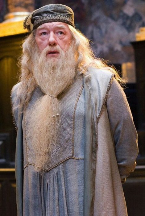 Dumbledore de Harry Potter en una escena de la película 