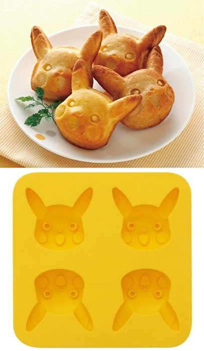 Moldes para panes en forma de pikachú